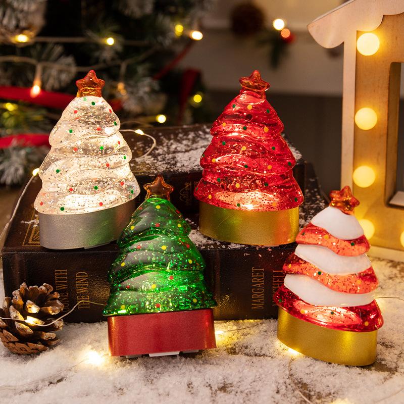 Christmas Decoration Glowing Christmas Tree Christmas Table Decorations Christmas Gifts Christmas Tree