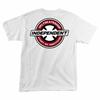 Independent Trucks X 7plyskateshop ACCEPT NO SUBSTITUTES Skateboard Shirt WHITE