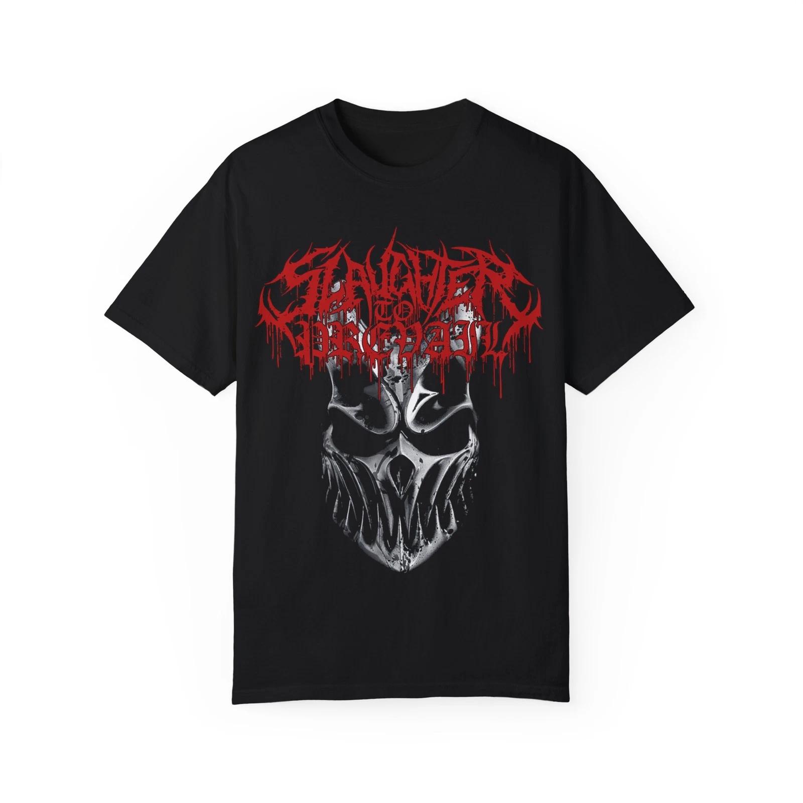 

Slaughter to Prevail | Deathcore | Gothic | Metal Mask | Edgy | Alt | Shirt 4XL