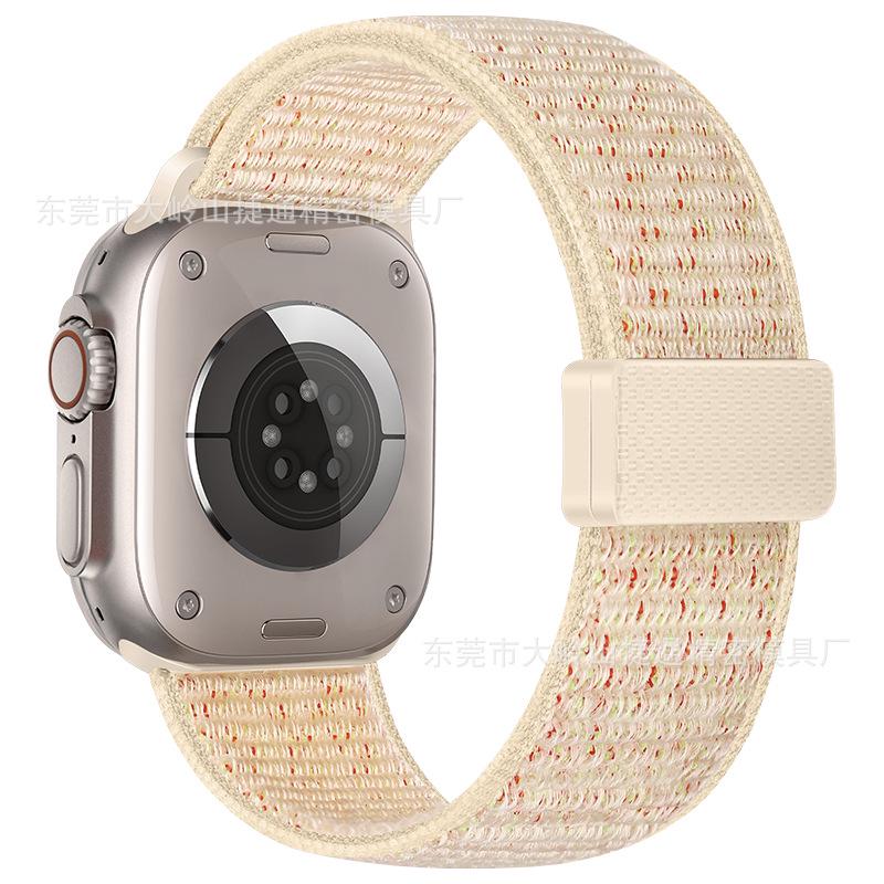 Compatible Apple iWatch Magnetic Buckle Nylon Band for Series 10/9