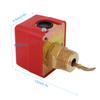 AC250V 10Bar Brass Water   Paddle Control NPT Thread Connection Red Water    NPT Water