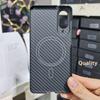 Luxury Business Design S25 Edge Aramid Real Carbon Fiber Case for Samsung S25Edge for Kevlar Mobile Protective Cover