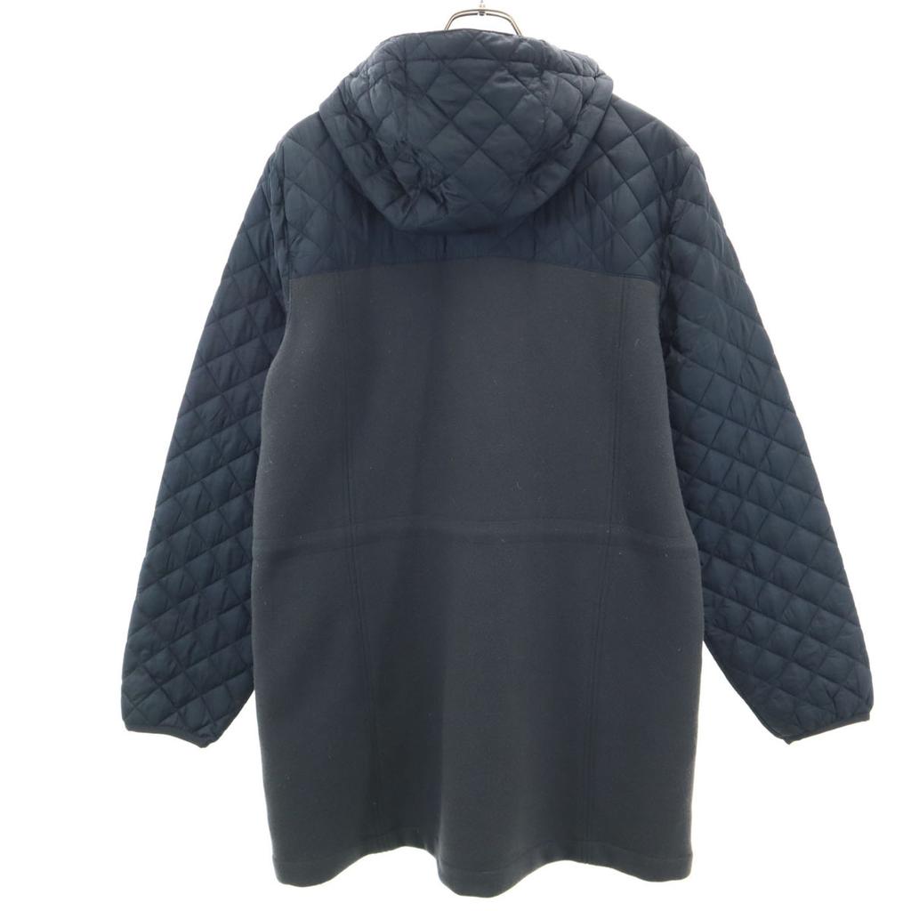 L.L.Bean Quilted hooded shirt coat XL Charcoal gray Outdoors Women Used