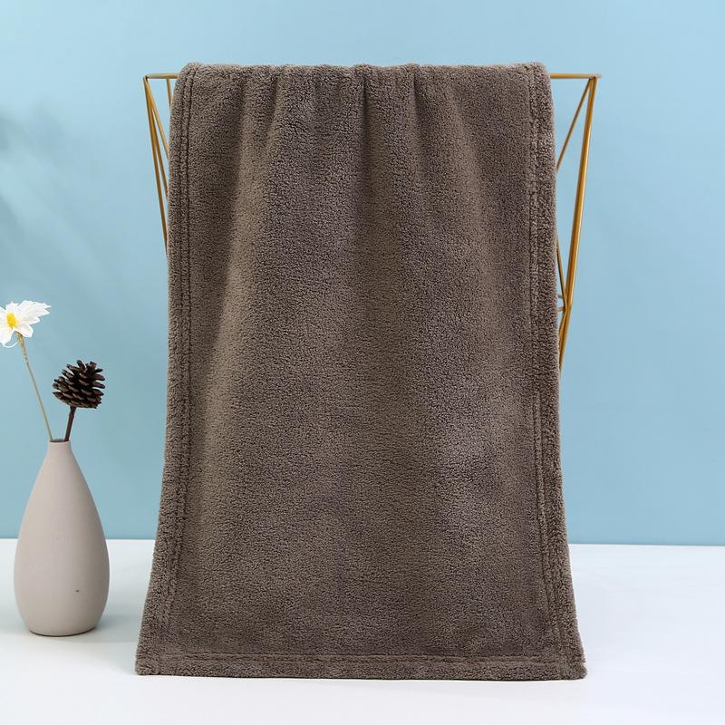 Antibacterial coral fleece towel absorbent adult face towel face towel beauty salon hand towel