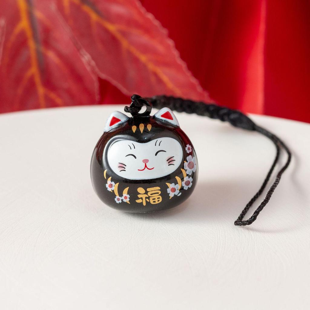 Japoński Kot Maneki-neko i Daruma Wisiorek na Szczęście Prezent
