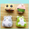 Adorable Plush Frog Keychain Soft Bubble Blowing Frog Toy For Kids And Adults