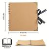 Khaki 8x8 Zoll Retro DIY Fotoalbum und Rahmen