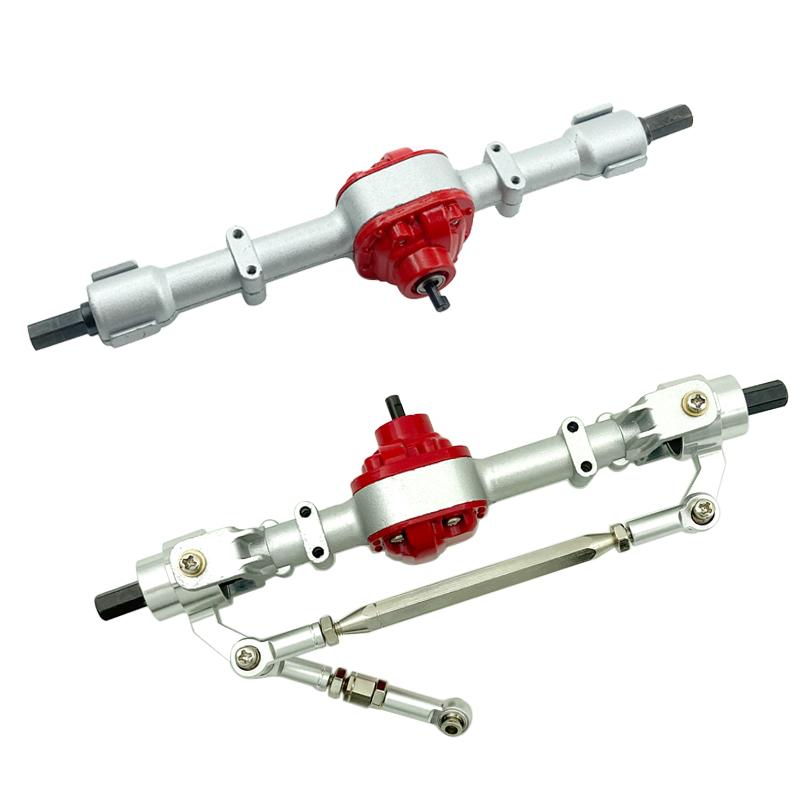 RC Car Metal Gear Front&Rear Bridge Axle Set for MN D90 D91 D96 99S FJ45 1/12 RC Car Upgrade Parts Accessories