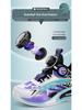 Spring 2025 Waterproof Leather Boys' Basketball Shoes for Kids - Wear-Resistant Trendy Running Shoes