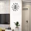 3D Spoon Fork Wall Clock Removable Modern Metal Clock Electronic Multifunctional Decorative Horloge Restaurant