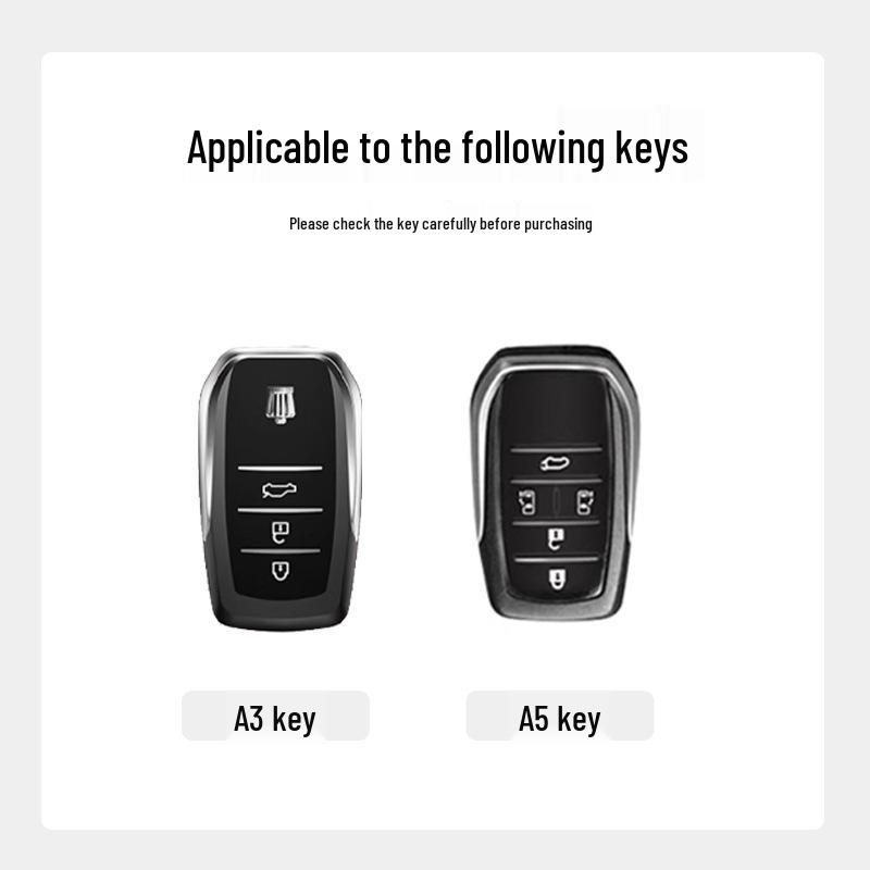 Toyota Crown 14th Gen Key Case: Premium Metal Buckle Shell