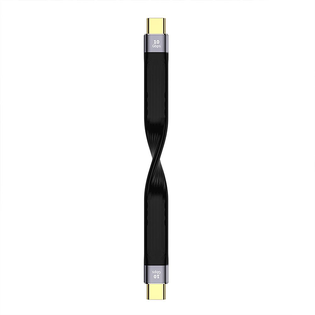 Flexible Data Cable Power-bank Usb3.1 Transmission Fast Charging 10Gbps Short Line