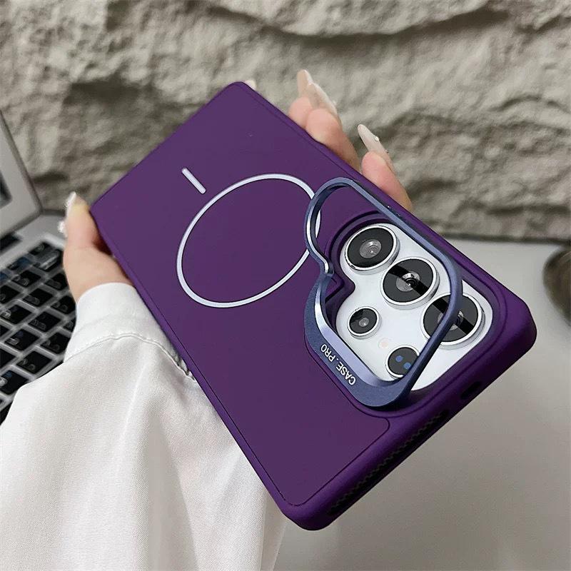 Samsung S26 Ultra Magnetic Matte Phone Case with S25 Lens Protector Samsung S24