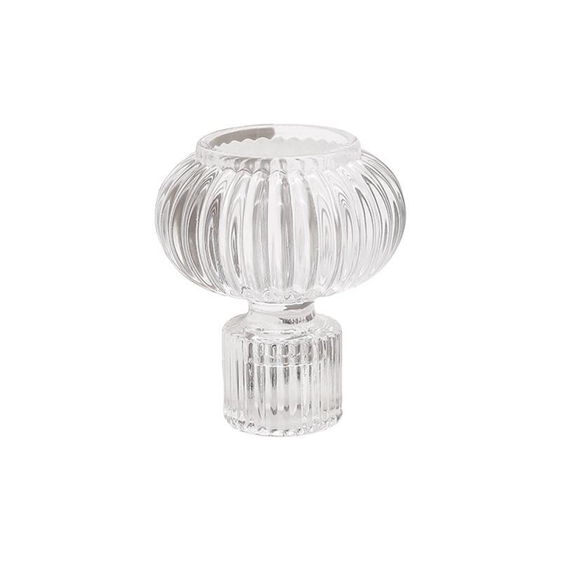 Nordic Ins Crystal Glass Candle Holder Romantic Candlelight Dinner Props Confession Proposal Decorative Desktop Ornaments