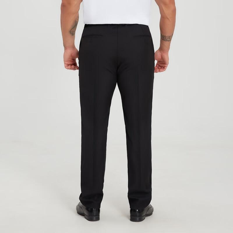 Men's Plus Size Business Formal Straight Fit Suit Pants