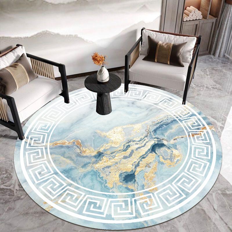 Nordic Home Luksusowe Dywany Salon Czarny Żółty Biały Geometryczny Styl Marmurowy Dekor Dywaniki Sypialnia Zmywalne Maty Podłogowe do Sypialni