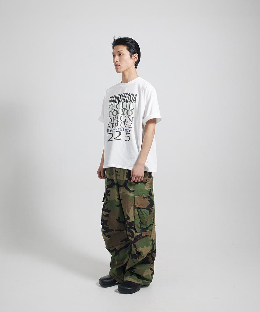 THANKS MESSIA Season Open Tshirt-White
