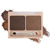 Eyebrow Powder for Soft, Three-Dimensional Gradient Eyebrows, with Makeup Brush, Natural Finish, Waterproof, Sweat-Resistant, Can Be Used As Nose