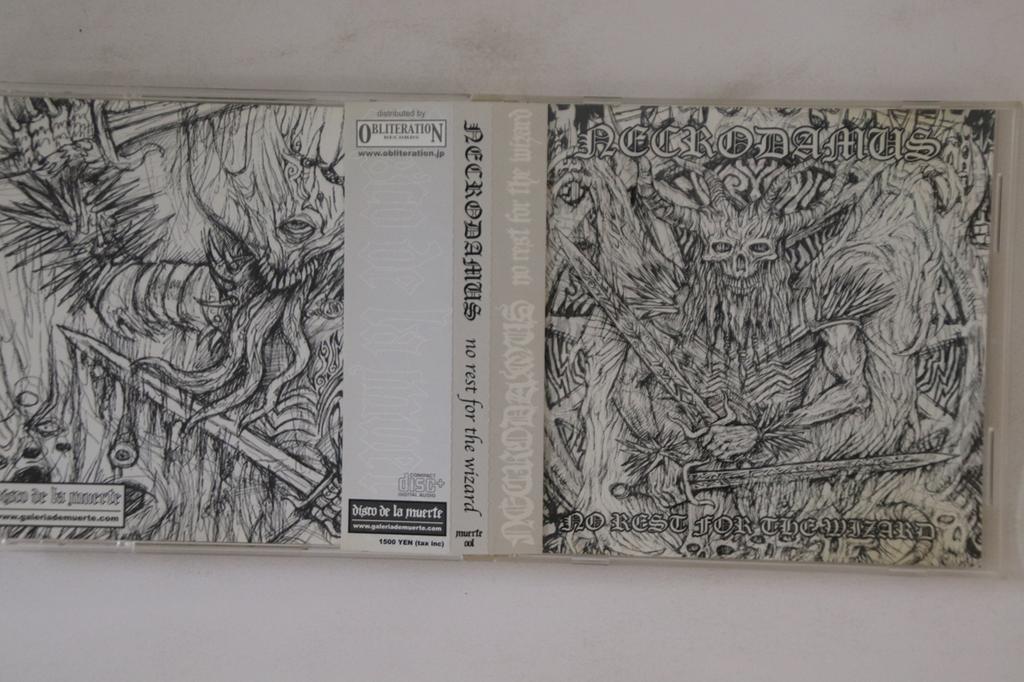CD NECRODAMUS - No Rest For The Wizard MUERTE001 DISCO DE LA MUE 2009 Japan Obi Rock Used