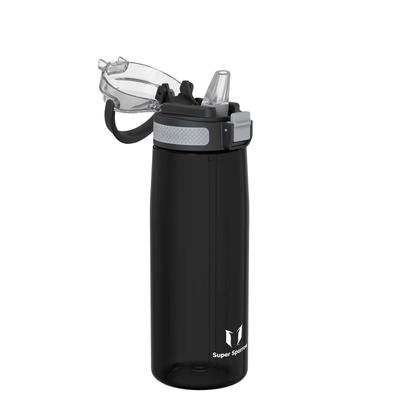 Super Sparrow Wasserflasche 750ml US Tritan BPA-frei Trinkflasche mit Strohhalm Geeignet für Training - - - Sport, Schule, Baseball, Outdoor, Camping,