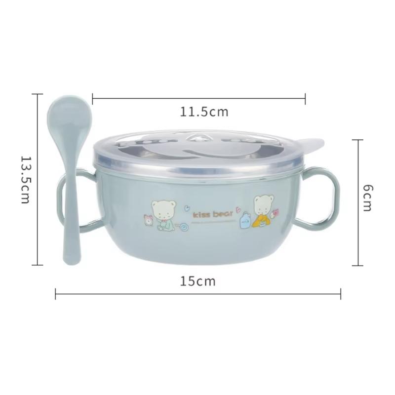 

Thermal Lunch Box Food Container Soup Cup Insulated Lunch Box Stainless Steel Vaccum Cup Kids синий