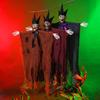 Halloweenska dekorácia rekvizity závesné s kapucňou strašidelný dom izba párty trik záves na dvere
