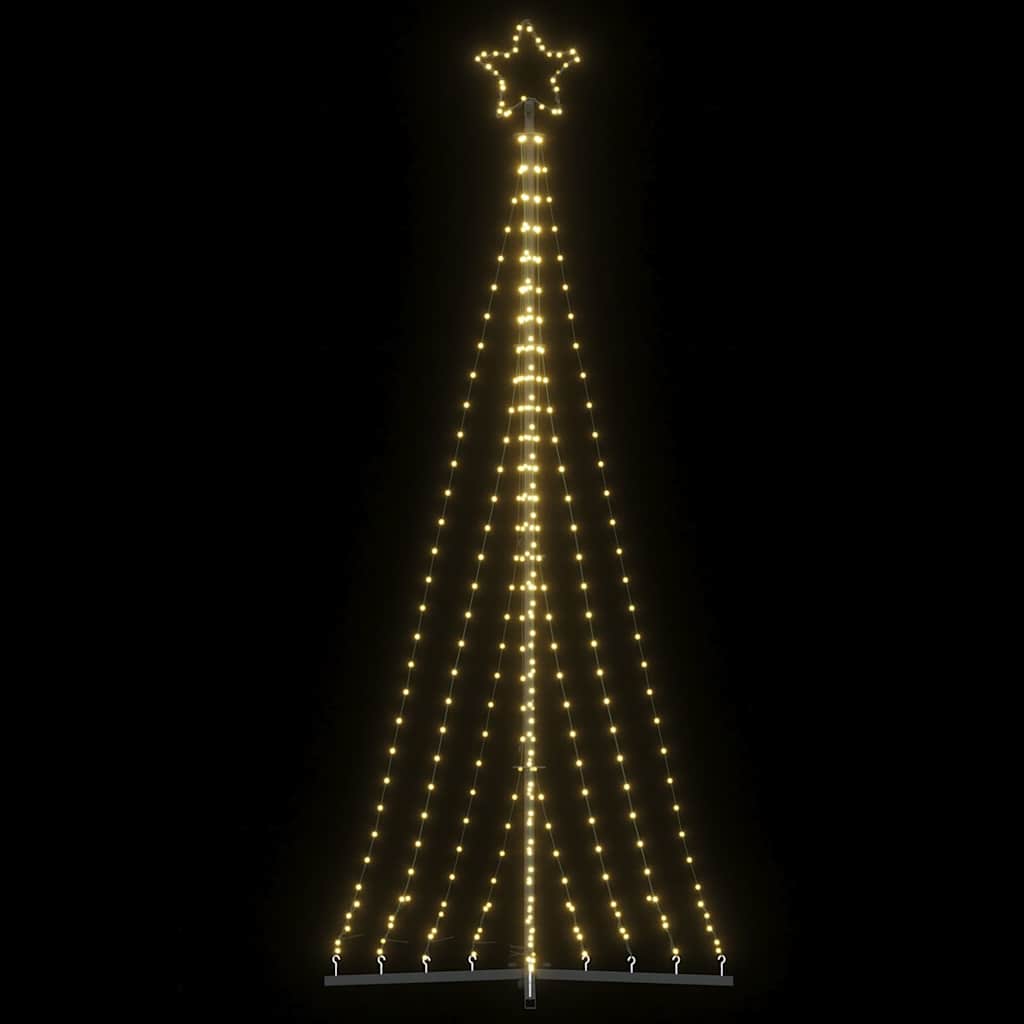 LED Christmas Tree 447 Warm White LEDs 250 cm