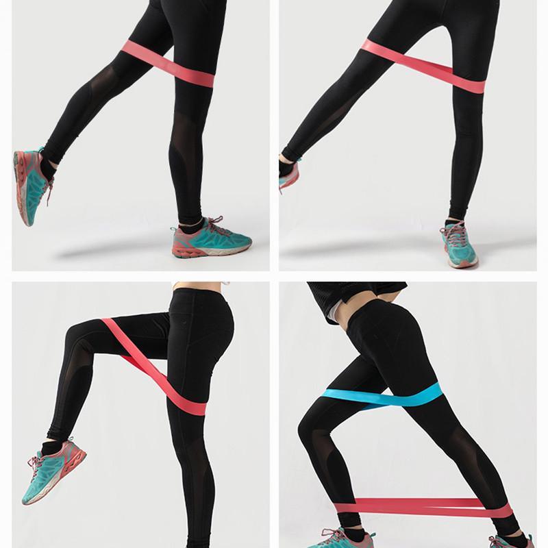 Latex Tension Resistance Exercise Elastic Fitness Yoga Loop Band Strength Weight Sport Training Tool