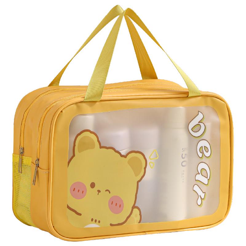 Large Capacity Portable Travel Toiletry Bag with Wet-Dry Separation