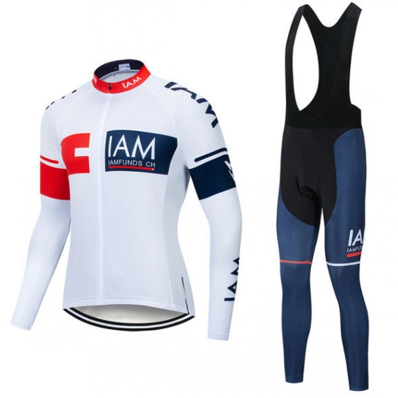 Traje de Ciclismo IAM de Manga Larga Versión Tour De France 2026, Traje de Patinaje sobre Ruedas, Traje de Bicicleta de Equilibrio, Traje de Béisbol