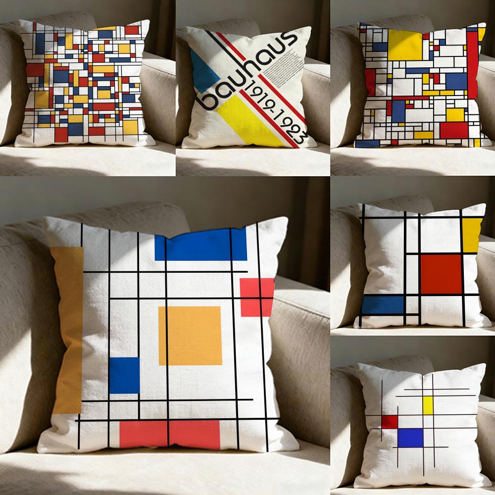 Art B-bauhaus Pillow Case Pillowcase, Double-sided Printed, Sofa Cushion, Bedroom Headboard Pillow