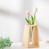 Einfache nordische hydroponische Grünpflanzenvase Reagenzglas Holzrahmen Blumenarrangement Dekorative Vase Tischpflanzen Heimdekor