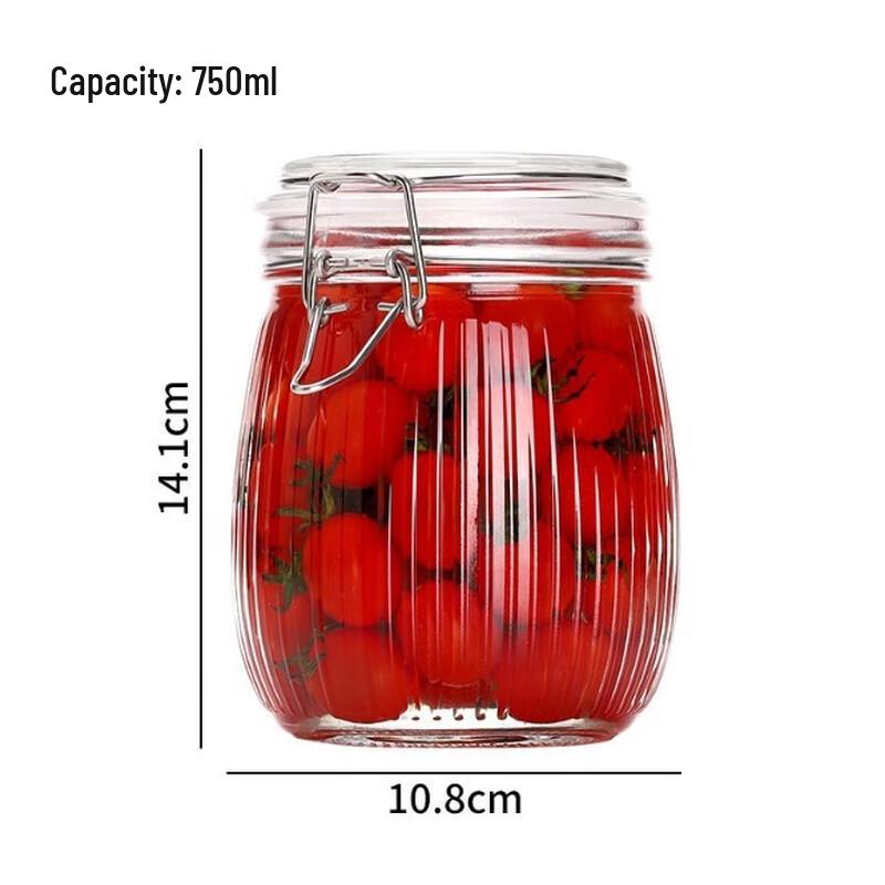 

Герметичная стеклянная банка для хранения ZISIZ