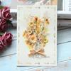 Mother's Day Carnation Dried Flower Greeting Card Mother's Day Birthday Card 2PC