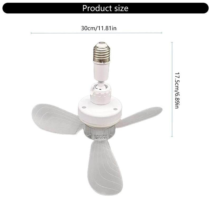 Mini Ceiling Fan AC85-265V High Airflow Energy Saving Quiet Operation For Home Living Room Dormitory Study Small Areas