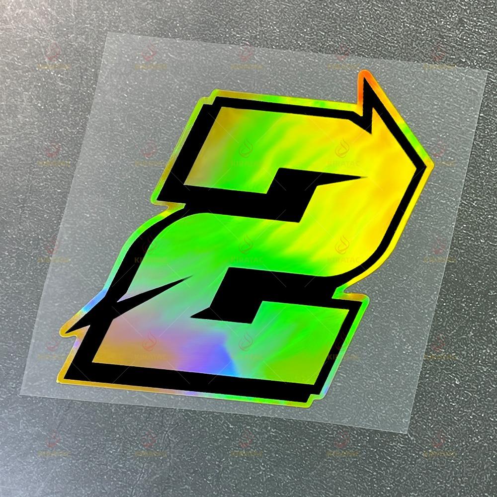 1 Stück Goldene Zahl Motorradaufkleber Wasserdicht für Motorradhelm Windschutzscheibe Kraftstofftank Auto Kofferraum Roller Universal Vinyl Aufkleber