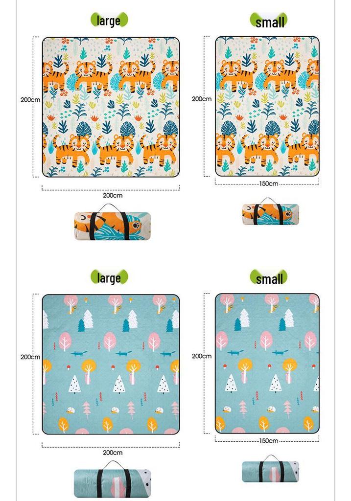 Waterproof Thickened Picnic & Beach Mat - Portable Outdoor Camping Floor Mat