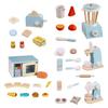 Kids Pretend Play Microwave with food,Cookware Toy Set, Cooking Utensils,Great Learning Gifts for Baby Toddlers Girls and Boys
