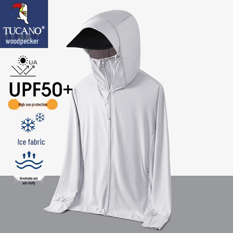 

TUCANO Men s Lightweight Ice-Feel Sun Protection Jacket M