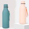 Outdoor Sports Portable  Cup Water Bottle Stainless Steels Small Mouth Bottle for Outdoor Travel Camping