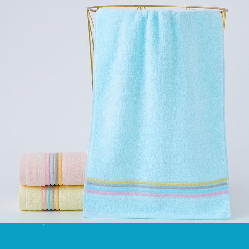Pure Cotton Thick Absorbent Face Towel Large Size Home Bath Towel with Jacquard Patterns Quick Dry Soft Skin Friendly