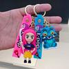New KPOP Demon Hunters Little Tiger Keychain Pendant Cartoon Anime Monster Hunt Girl Key Ring Bag Hanging Decoration Gift