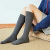 Cotton Socks Women's Thickened Brushed Medium Tube Socks Solid Color Terry Socks College Wind Velvet Thermal Socks Versatile