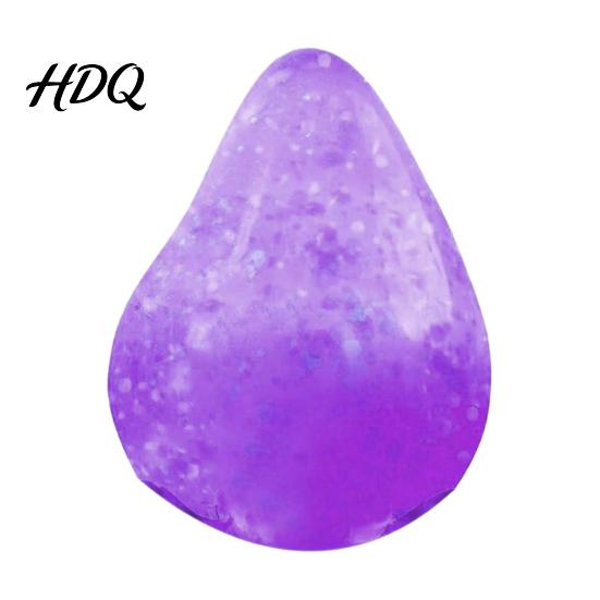 Relaxation Desk Toy Water Drop Stress Relief Toy, Anxiety Reduction Waterdrop Sensory Clear Finger Exercise Pinch Fidget Portable Decompression Ball