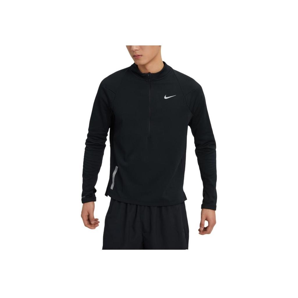 Nike Casual Sports Training Breathable Long Sleeve Raglan T-Shirt Men Tops Black DV9298-010