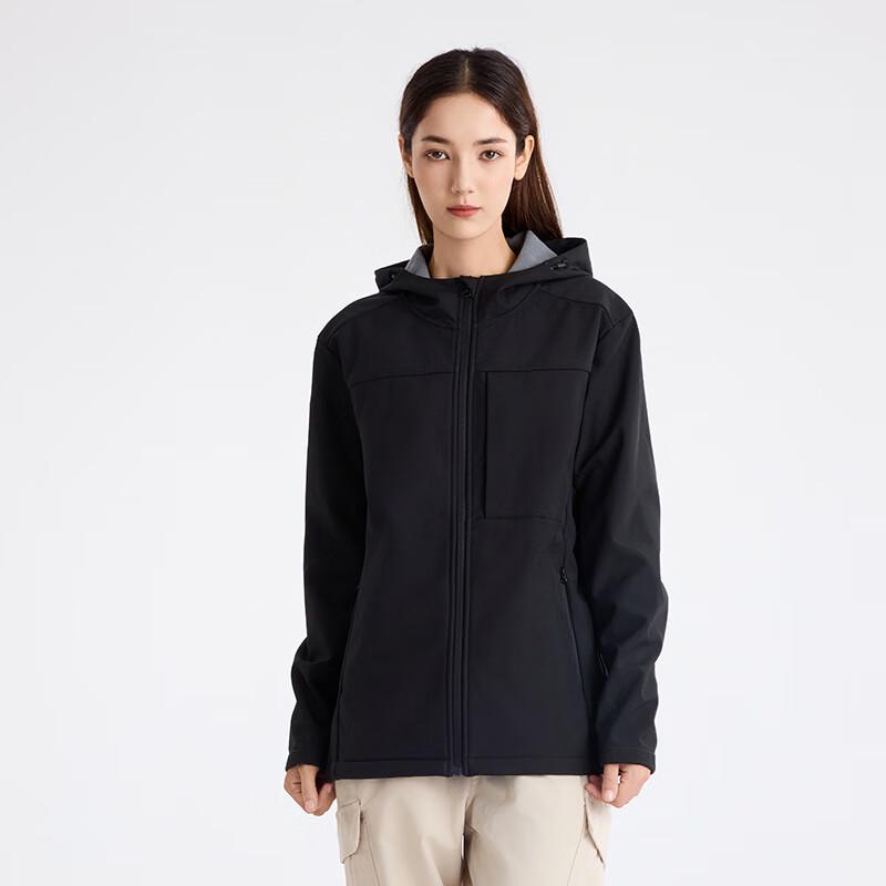 Unisex wiatroszczelna ciepła bluza z kapturem z waflowego polaru