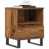 Nightstand Vintage Wood Look 40 X 35 X 50 Cm Engineered Wood