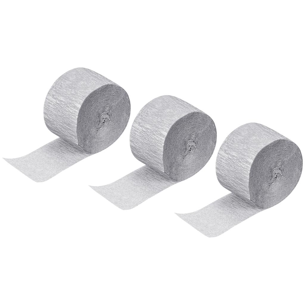 3/5pcs Crepe Paper Streamer Crepe Paper Decoration 82ft Long for Birthday Party Wedding Thanksgiving Christmas Decorations DIY