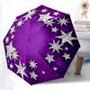 1pc Star Circle Pattern Automatic Opening and Closing Folding Umbrella with 8 Iron Ribs - Portable, Foldable for Travel Yy251124135