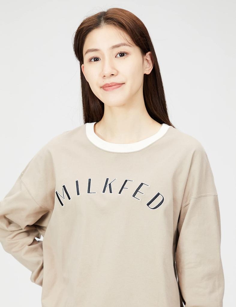Milkfed Long Sleeve Tee Bi-Color